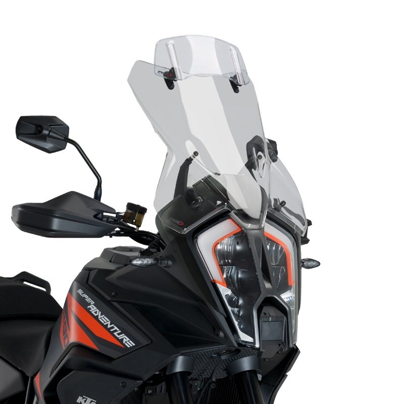 Puig プーチ ツーリングスクリーン プラス バイザー付き(Touring Plus Windshield with Visor) 1290 SUPER ADVENTURE R KTM スクリーン 外装｜ウェビック　店