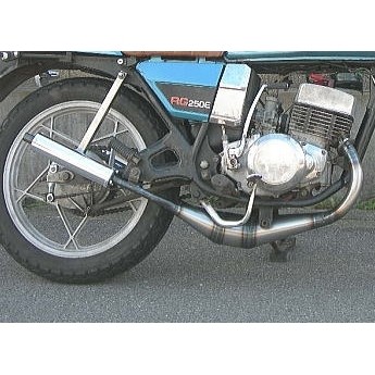 MIZUNO MOTOR ミズノモーター 【ゼス】RG250E用 オリジナル ストリートチャンバー RG250E SUZUKI スズキ チャンバー マフラー