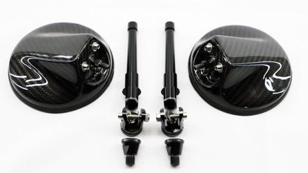 A-TECH エーテック ミラーSPLセット T3S Z650RS KAWASAKI カワサキ ミラー ハンドル シャフト素材：カーボン / ミラーヘッド素材：DC 綾織ドライカーボン｜ウェビック　店
