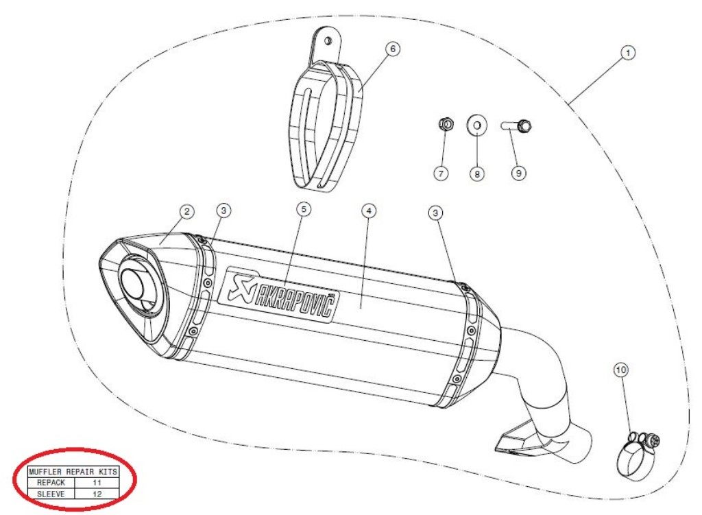 AKRAPOVIC アクラポビッチ 【リペアパーツ】P-RKS124RC35 muffler sleeve kit S1000R S1000RR 750S CB500F CBR400R CBR500R NC700S NC700X NC750X GSX-R1000 BMW HONDA ホンダ SUZUKI スズキ その他マフラーオプション・補修部品 マフラー|ウェビック 店