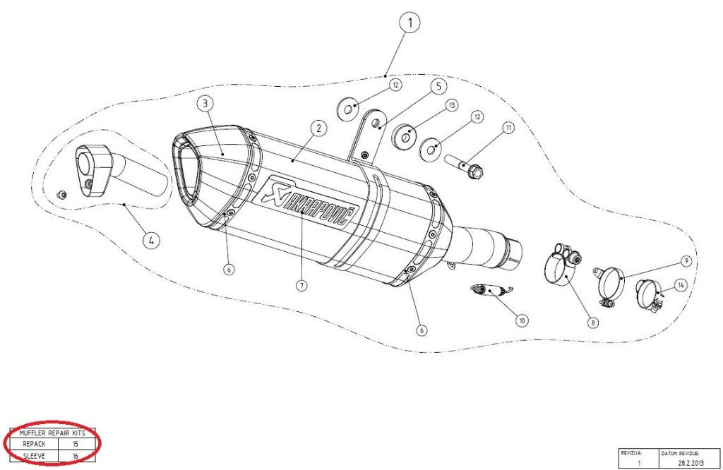 AKRAPOVIC アクラポビッチ 【リペアパーツ】P-RKS404ZC30 muffler sleeve kit NINJA250R NINJA300 Z250 Z300 KAWASAKI カワサキ その他マフラーオプション・補修部品 マフラー|ウェビック 店