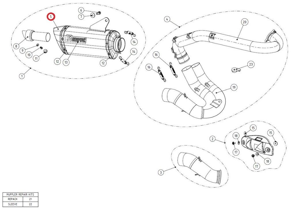 AKRAPOVIC アクラポビッチ 【リペアパーツ】V-EC205 end cap ca HYPERMOTARD HYPERSTRADA MONSTER1200 MONSTER1200S MONSTER821 DUCATI ドゥカティ マフラーエンドキャップ マフラー