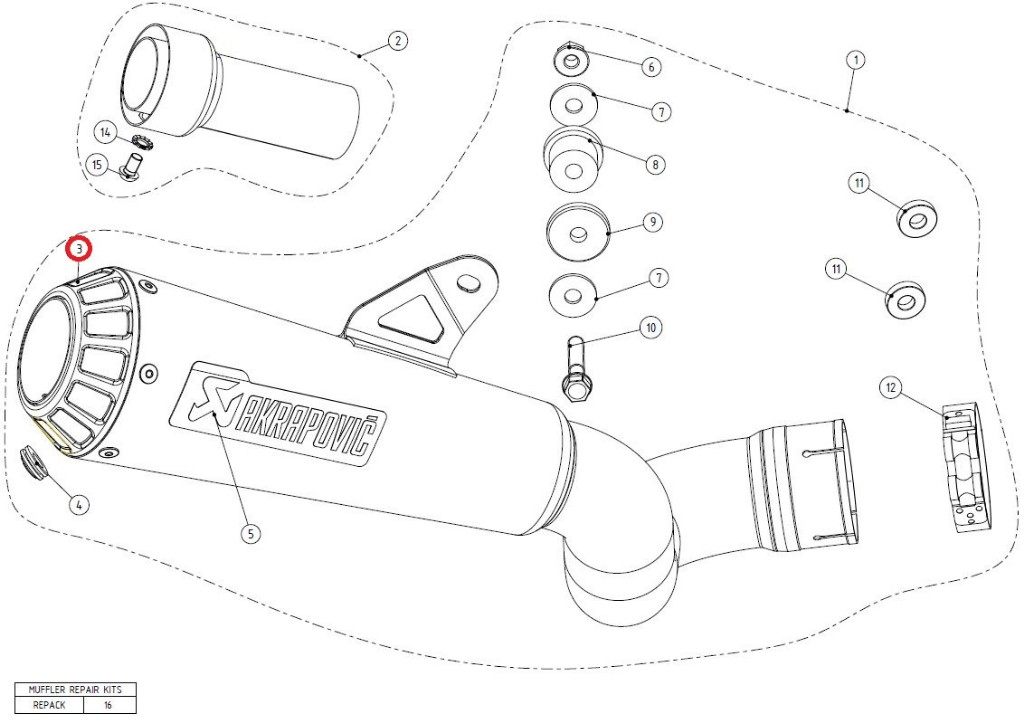 AKRAPOVIC アクラポビッチ 【リペアパーツ】V-EC219 end cap ti CBR1000RR YZF-R6 HONDA ホンダ YAMAHA ヤマハ マフラーエンドキャップ マフラー