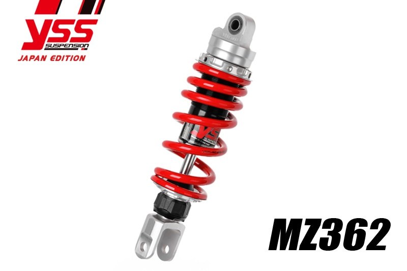 YSS ワイエスエス MINI LINE リアシングルショック 【MZシリーズ】 MZ362 KSR50 KSR80 KAWASAKI カワサキ リアサスペンション サスペンション 足回り｜ウェビック　店