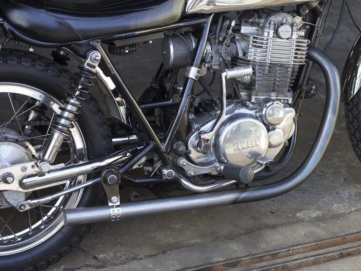 Motor Rock モーターロック オールドスタイル手曲げマフラー SR400 SR500 YAMAHA ヤマハ フルエキゾーストマフラー マフラー｜ウェビック　店 26,083円