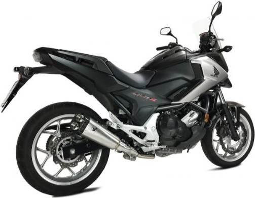 IXRACE アイエックスレース ヘキサゴン デュアルエンド スリップオン マフラー INTEGRA NC700S NC700X HONDA ホンダ スリップオンマフラー サイレンサータイプ：マットポリッシュ・ステンレス(M9)