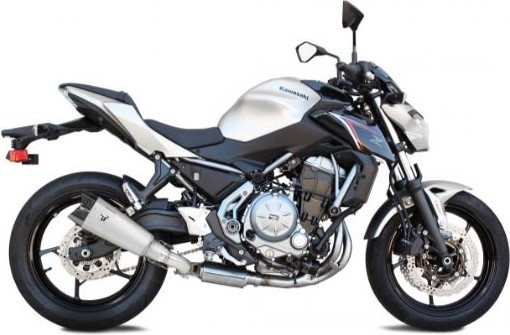 IXRACE アイエックスレース ヘキサゴン デュアルエンド フルエキゾースト マフラー NINJA650 Z650 KAWASAKI カワサキ フルエキゾーストマフラー サイレンサータイプ：マットポリッシュ・チタン(M10)｜ウェビック　店 87,324円