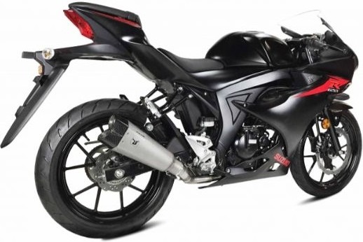 IXRACE アイエックスレース ヘキサゴン デュアルエンド フルエキゾースト マフラー GSX-R 125 GSX-S SUZUKI スズキ フルエキゾーストマフラー サイレンサータイプ：マットポリッシュ・チタン(M10)