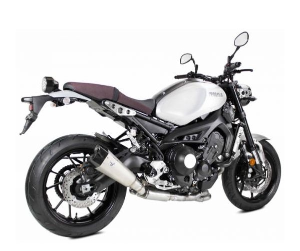 IXRACE アイエックスレース ヘキサゴン デュアルエンド フルエキゾースト マフラー MT09 XSR900 YAMAHA ヤマハ フルエキゾーストマフラー サイレンサータイプ：マットポリッシュ・チタン(M10)