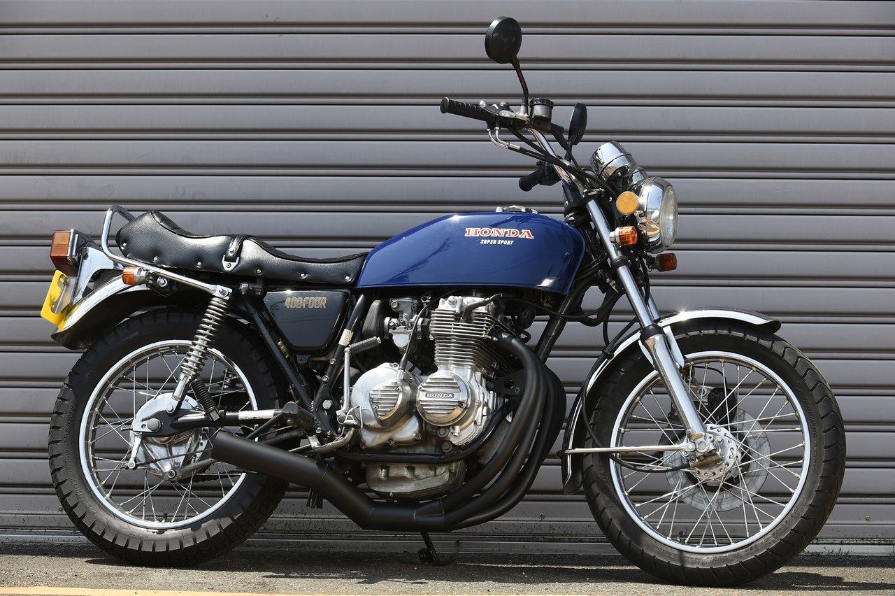 楽天市場】CB400F 旧 ショート管 ブラック 新品 ショートマフラー 黒