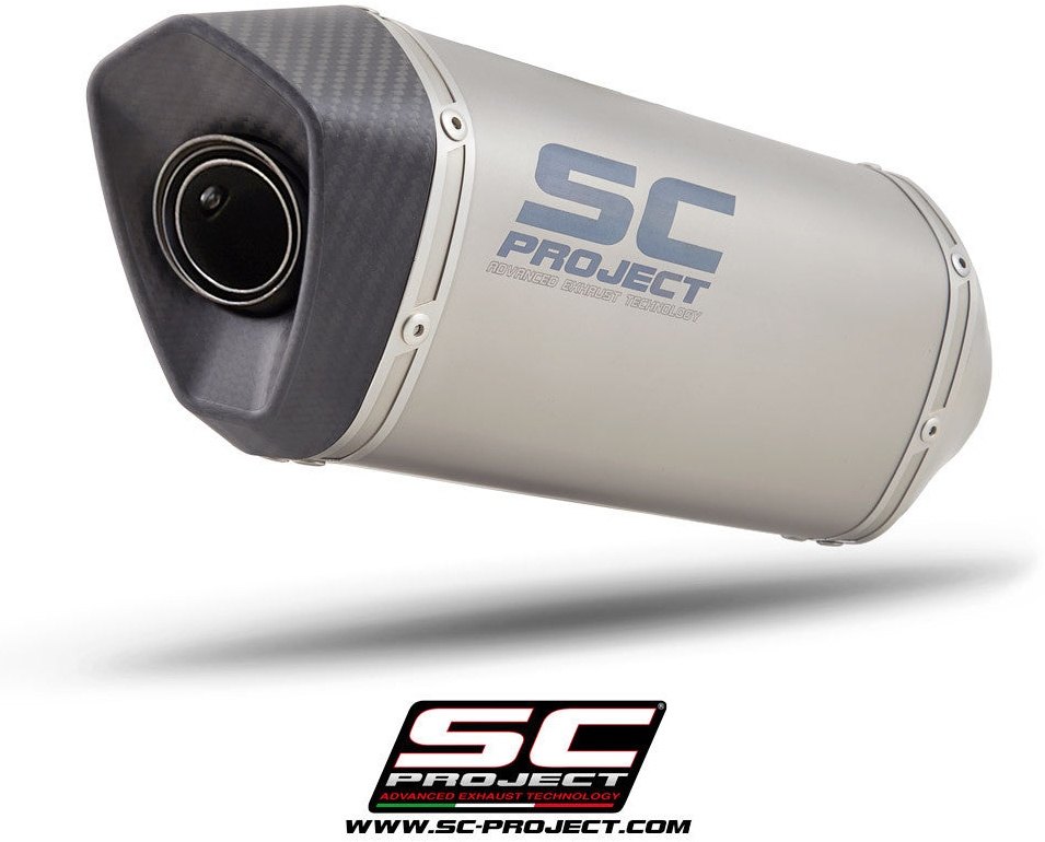 SC-PROJECTSCプロジェクトSC1-Mスリップオンサイレンサー【公道走行可】本体材質：チタンSV650