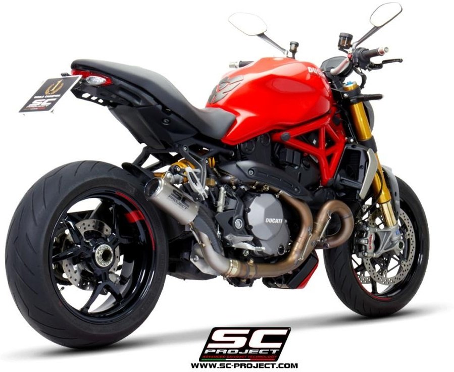 SC-PROJECT SCプロジェクト CR-T スリップオンサイレンサー＆フルチタンリンクパイプ MONSTER 821 1200 S R DUCATI ドゥカティ スリップオンマフラー マフラー｜ウェビック　店