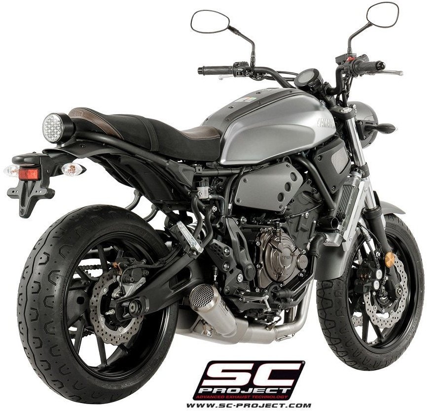 SC-PROJECT SCプロジェクト フルエキゾーストシステム 2-1&ヴィンテージコニック’70s サイレンサー MT-07 XSR 700 YAMAHA ヤマハ フルエキゾーストマフラー マフラー|ウェビック 店