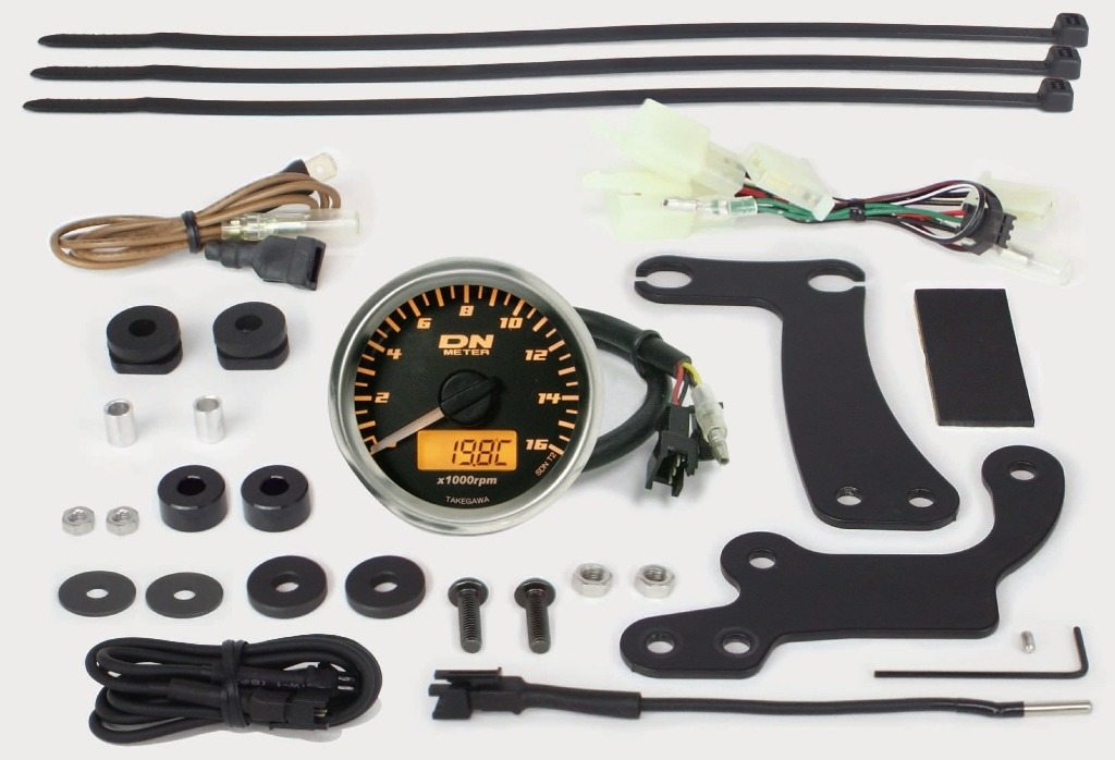 SP武川 SPタケガワ Φ48スモールDNタコメーターキット ダックス125 HONDA ホンダ タコメーター メーター・インジケーター関係 電装系