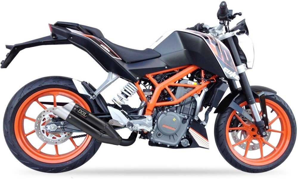 IXIL イクシル L3XB-デュアルラウンドタイプ スリップオンマフラー DUKE 390 KTM マフラー