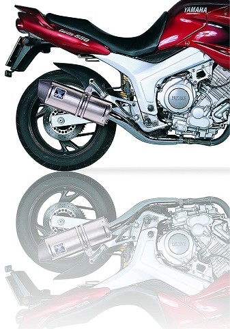 IXIL イクシル SOVE-スリップオン、ミッドパイプ付(中間パイプ)セット TDM850 4TX 3VD YAMAHA ヤマハ スリップオンマフラー マフラー
