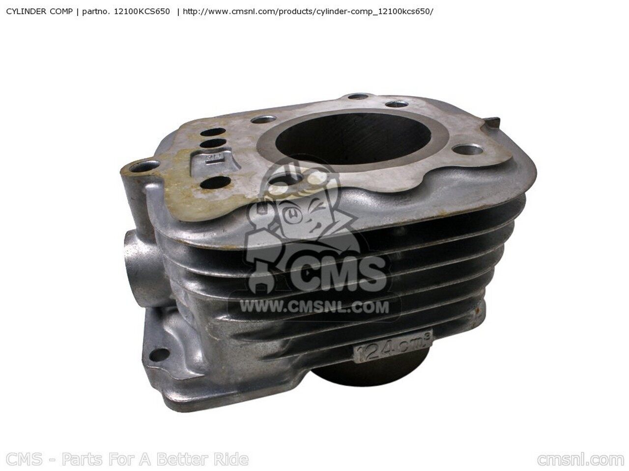 CMS シーエムエス CYLINDER COMP CG125 2000 Y MEXICO 2001 1 GENERAL EXPORT / KPH HONDA ホンダ シリンダー エンジンパーツ エンジン