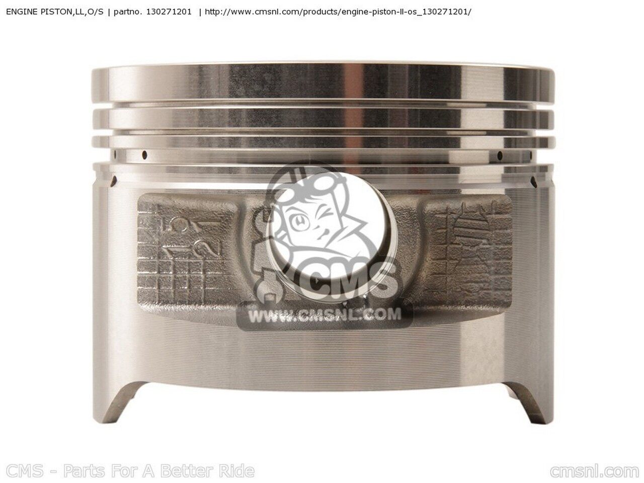 CMS シーエムエス PISTON-ENGINE LL，O／S KVF400-C3 PRAIRIE400 2001 USA / 4X4 KVF400-C4 2002 KVF400-D3 KVF400-D4 KAWASAKI カワサキ ピストン エンジンパーツ エンジン