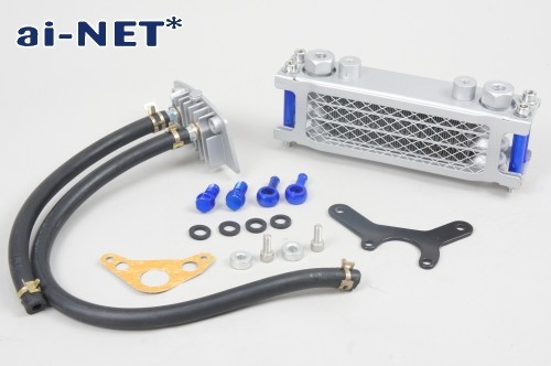 ai-net アイネット ビッグコア3段オイルクーラーキット ベンリィCD50 ゴリラ ジャズ モンキー CHALY[シャリー] Z50系エンジン対応 C50 DAX [ダックス] CUB [カブ] HONDA ホンダ オイルクーラー 冷却関連 エンジン
