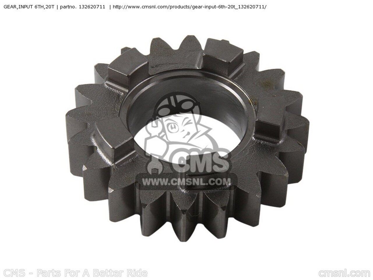 CMS シーエムエス GEAR，INPUT 6TH，20T ZX600R9F NINJA ZX6R USA ZX600R9FA ZX600RAF ZX600RAFA ZX600RBF ZX600RCF KAWASAKI カワサキ ミッション・ギア エンジンパーツ エンジン｜ウェビック　店 21,443円