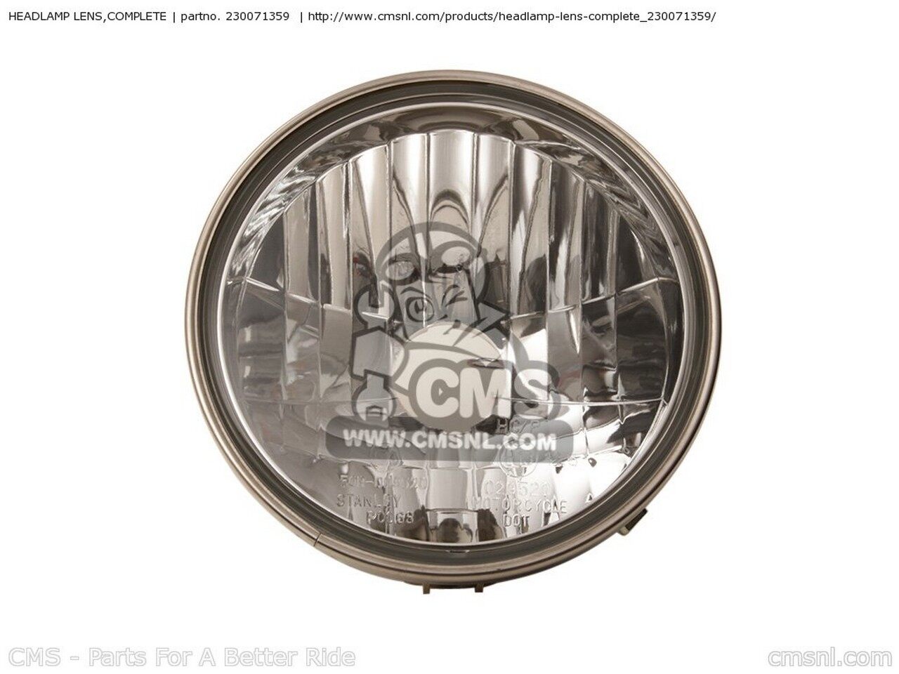 CMS シーエムエス LENS-COMP，HEAD LAMP VN1600B6F VULCAN 1600 MEANSTREAK 2006 USA CALIFORNIA CANADA VN1600B7F 2007 VN1600B7FA VN1600B8F 2008 VN1600B8FA VN1600F6F VN800E5 800 DRIFTER 2005 KAWASAKI カワサキ ヘッドライト 灯火類 電装系
