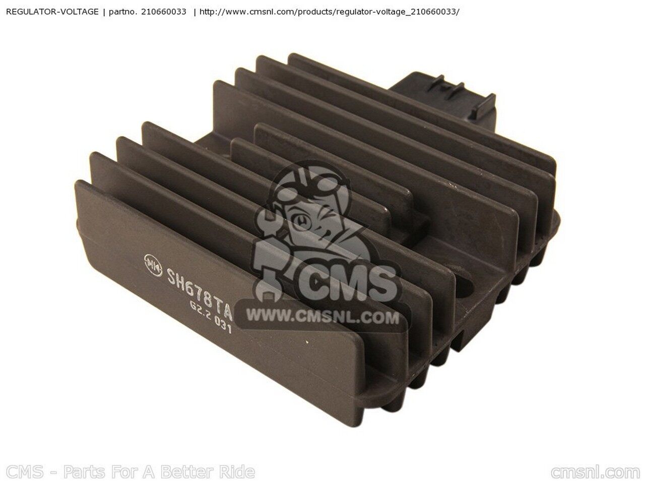 CMS シーエムエス REGULATOR-VOLTAGE EX650EEF NINJA 650 USA KLE650CBF VERSYS KLE650CCF KLE650CDF KLE650CEF KLE650DEF / ABS KAWASAKI カワサキ レギュレーター・レクチファイヤ 電装系 26,330円