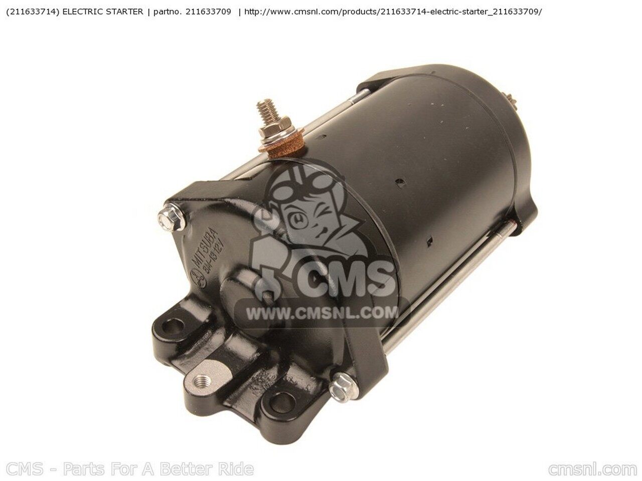 CMS シーエムエス (211633712) STARTER-ELECTRIC JH1100-A5 JETSKI1100 ZXI 2000 USA JS750-C4 JETSKI750 SXI PRO 2001 JS750-C5 2002 JT1100-C1 STX D.I. JT1100-F1 JT1100-F2 JT900-B4 JETSKI900 STS JT900-C1 JT900-C2 KAWASAKI カワサキ スターターモーター 電装系|ウェビック 店