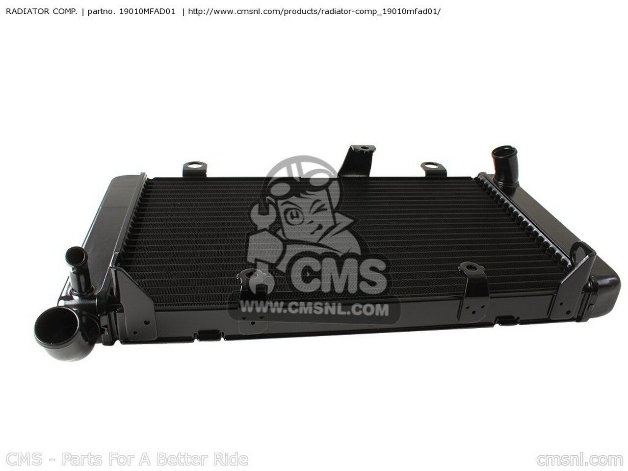 CMS シーエムエス RADIATOR COMP. CBF1000 2006 6 ENGLAND IRELAND 2007 7 / MKH 2009 9 FRANCE CMF CBF1000A EUROPEAN DIRECT SALES ABS 2010 A CBF1000S 2008 8 CBF1000T HONDA ホンダ ラジエーター 冷却関連 エンジン