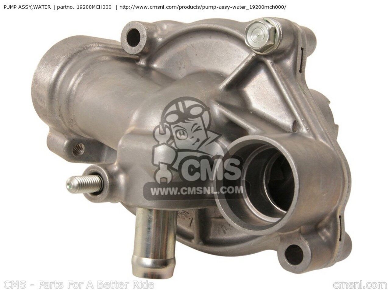 CMS シーエムエス PUMP ASSY，WATER VTX1800C 2002 2 AUSTRALIA CANADA ENGLAND EUROPEAN DIRECT SALES FRANCE 2003 3 2004 4 VTX1800C1 2005 5 IRELAND 2006 6 BRAZIL / CMF KOREA 2007 7 2008 8 HONDA ホンダ その他エンジンパーツオプション・補修部品 エンジンパーツ