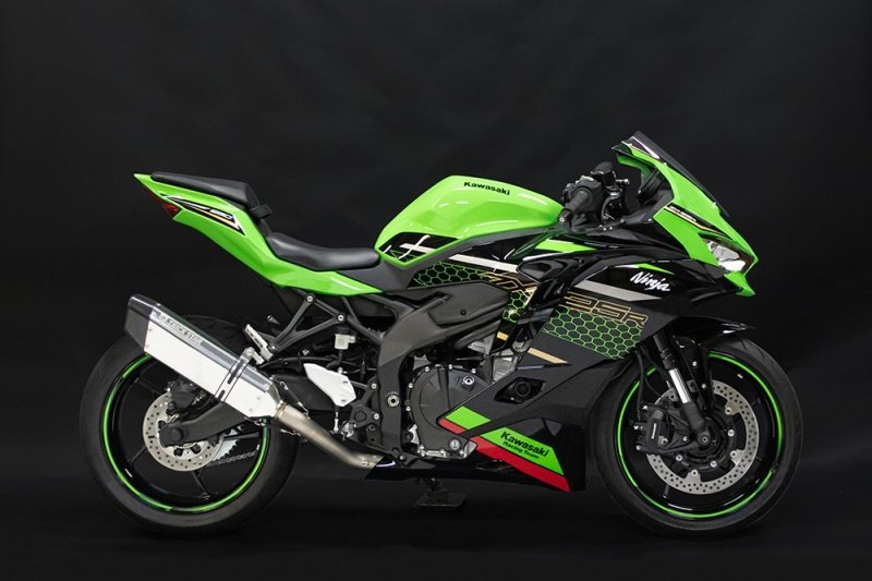 TRICKSTAR トリックスター レーシングフルエキゾーストマフラー IKAZUCHI (イカヅチ) ロング Ninja ZX-25R KAWASAKI カワサキ フルエキゾーストマフラー マフラー サイレンサータイプ：ステンレスカーボン｜ウェビック　店