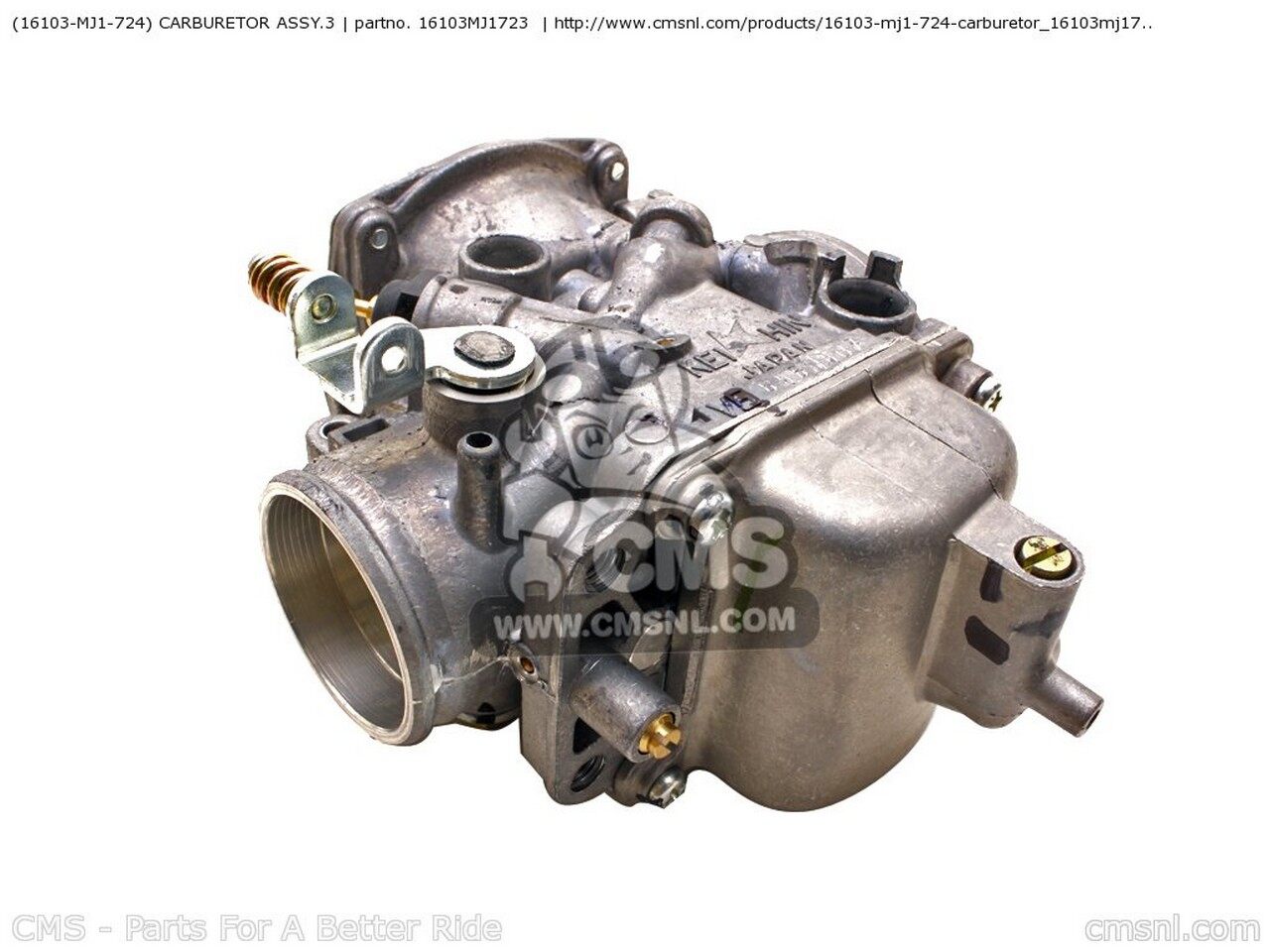 CMS シーエムエス (16103-MJ1-724) CARBURETOR ASSY.3 CBX750P2 2001 1 GEN EXPORT / KPH TYPE 4 PLR GENERAL MK 2 PLB 3 MOT 5 6 MOROCCO BLA PERU PERUMK HONDA ホンダ キャブレター 吸気関連 エンジン｜ウェビック　店