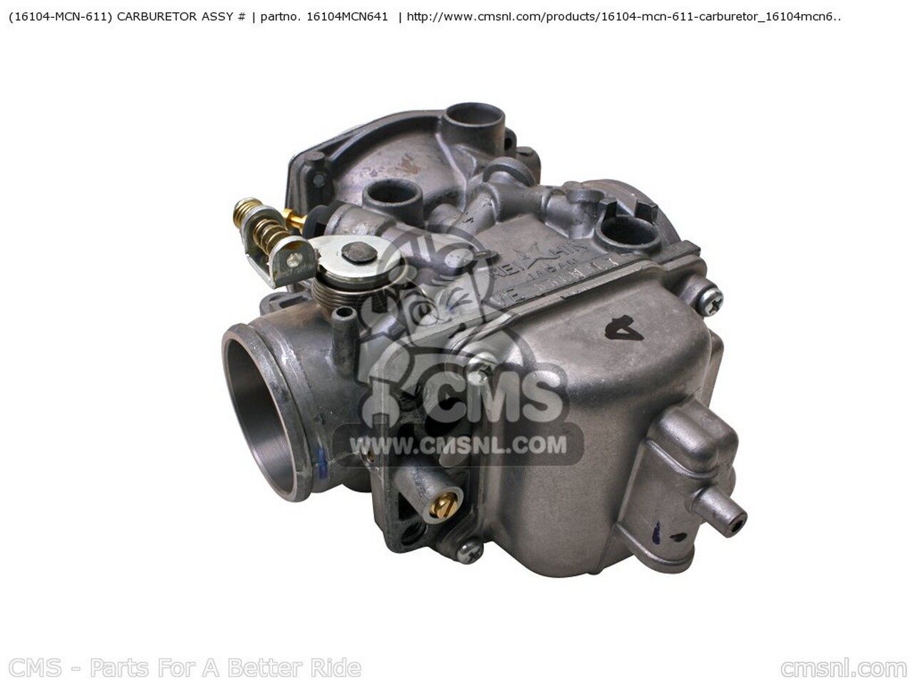 CMS シーエムエス (16104-MCN-611) CARBURETOR ASSY # CB750F2 SEVEN FIFTY 1 EUROPEAN DIRECT SALES / KPH FRANCE CMF SPAIN HONDA ホンダ キャブレター 吸気関連 エンジン|ウェビック 店