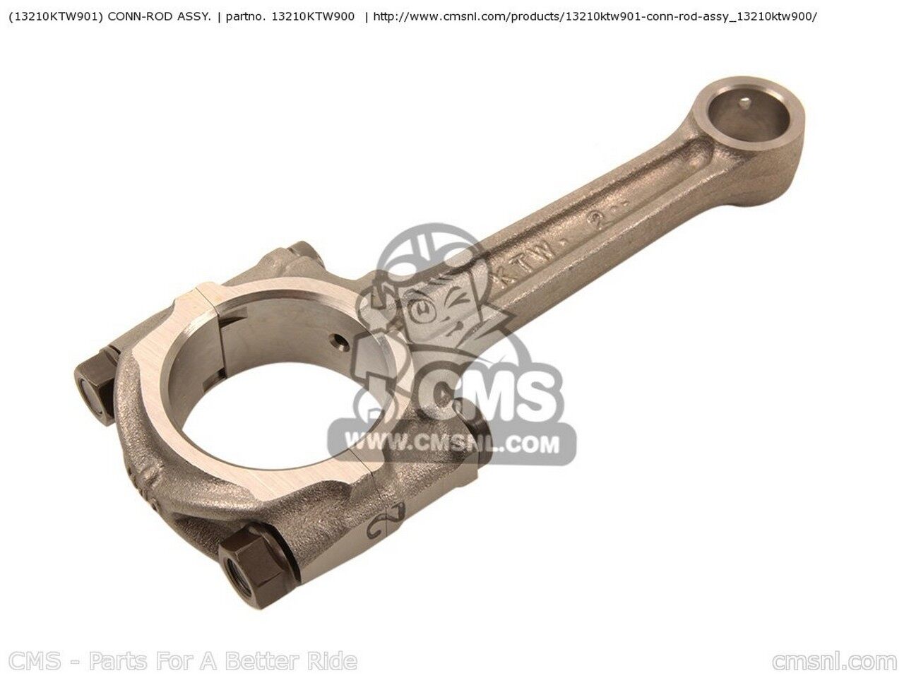 CMS シーエムエス (13210-KTW-901) CONN-ROD ASSY. SH300 2007 7 FRANCE / CMF 2F SH300A ENGLAND ABS MKH 2E EUROPEAN DIRECT SALES HONDA ホンダ その他エンジンパーツオプション・補修部品 エンジンパーツ エンジン｜ウェビック　店
