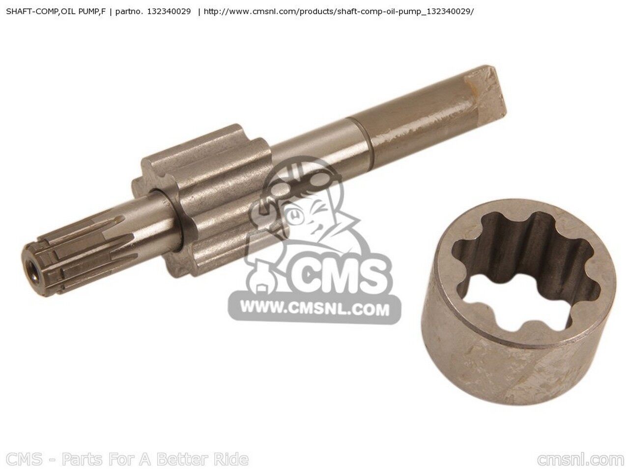 CMS シーエムエス SHAFT-COMP，OIL PUMP，F KSF450-B8F KFX450R 2008 USA KSF450-B8FA KSF450-B9F 2009 KSF450-B9FB KSF450-BAF 2010 KSF450-BBF 2011 KSF450-BCS 2012 KSF450-BDF 2013 KSF450-BEF 2014 KAWASAKI カワサキ オイルポンプ エンジンパーツ エンジン