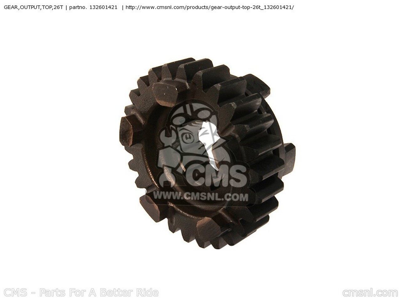 CMS シーエムエス GEAR，OUTPUT TOP，26T ZX600E11 ZZR600 2003 USA CALIFORNIA CANADA ZX600E12 2004 ZX600E13 KAWASAKI カワサキ ミッション・ギア エンジンパーツ エンジン｜ウェビック　店