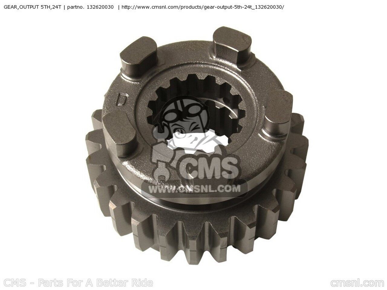 CMS シーエムエス GEAR，OUTPUT 5TH，24T ZR1000A2 Z1000 USA CALIFORNIA CANADA ZR1000A3 ZR1000A6F ZR1000B7F ZR1000B8F KAWASAKI カワサキ ミッション・ギア エンジンパーツ エンジン｜ウェビック　店