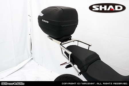 WirusWin ウイルズウィン SHAD製リアボックス付きタンデムバー CB250R HONDA ホンダ グラブバー・タンデムバー・シーシーバー 外装｜ウェビック　店