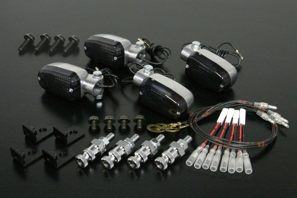 SP武川 SPタケガワ 角型Sウインカーキット モンキー ゴリラ Ape50 Ape100 HONDA ホンダ ウインカー 灯火類 電装系｜ウェビック　店