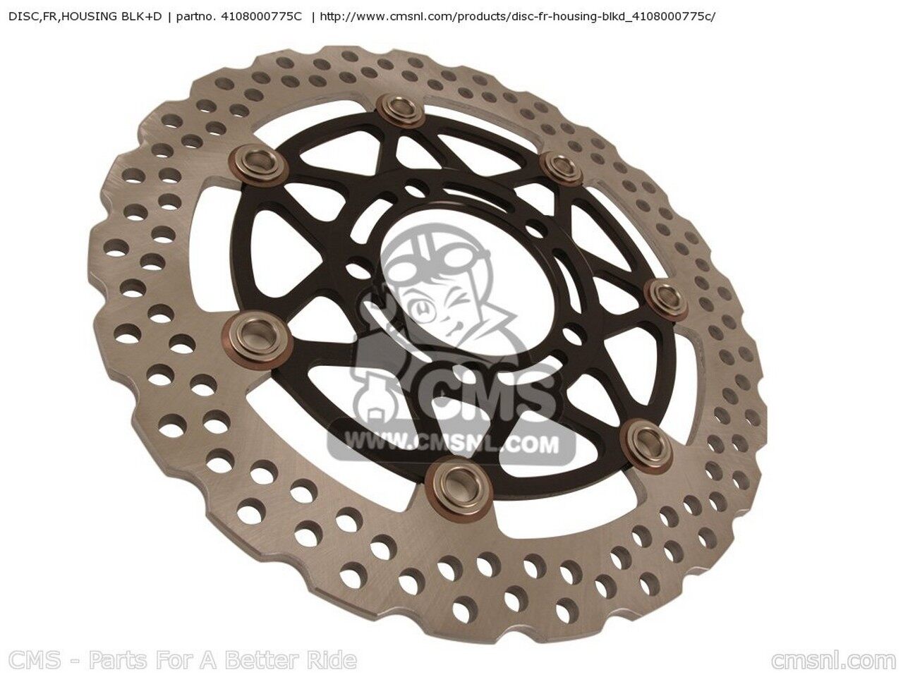 CMS シーエムエス DISC，FR，HOUSING BLK+D ZR1000B7F Z1000 USA ZR1000B8F ZX600P7F NINJA ZX6R ZX600P8F ZX600P8FA ZX600R9F ZX600R9FA ZX600RAF ZX600RAFA ZX600RBF ZX600RCF ZX636B1 CALIFORNIA CANADA KAWASAKI カワサキ ブレーキディスクローター ブレーキ｜ウェビック　店