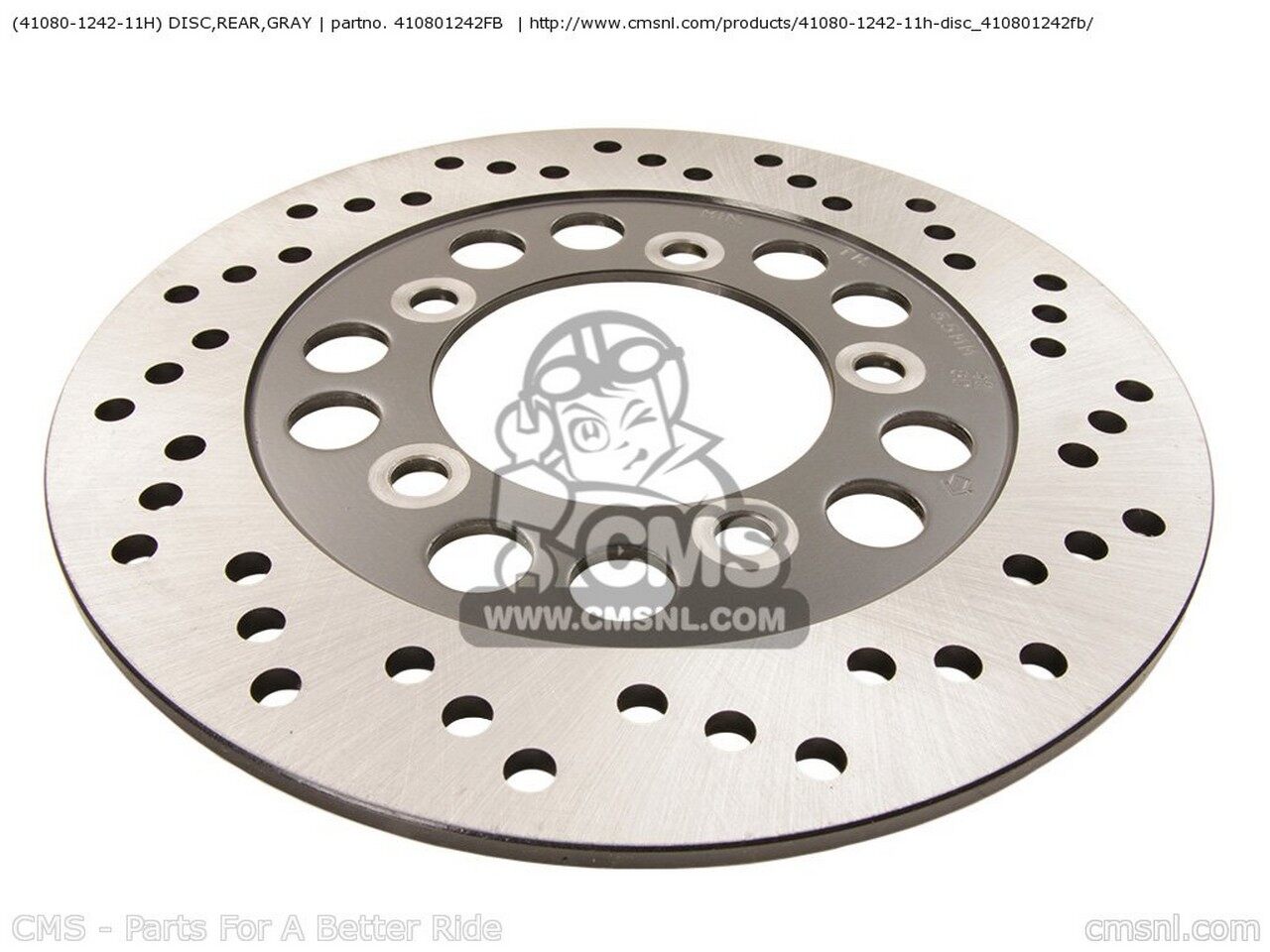 CMS シーエムエス (41080124211H) DISC，RR，C.GRAY ZX750P8 NINJA ZX7R 2003 USA CALIFORNIA CANADA KAWASAKI カワサキ ブレーキディスクローター ブレーキ