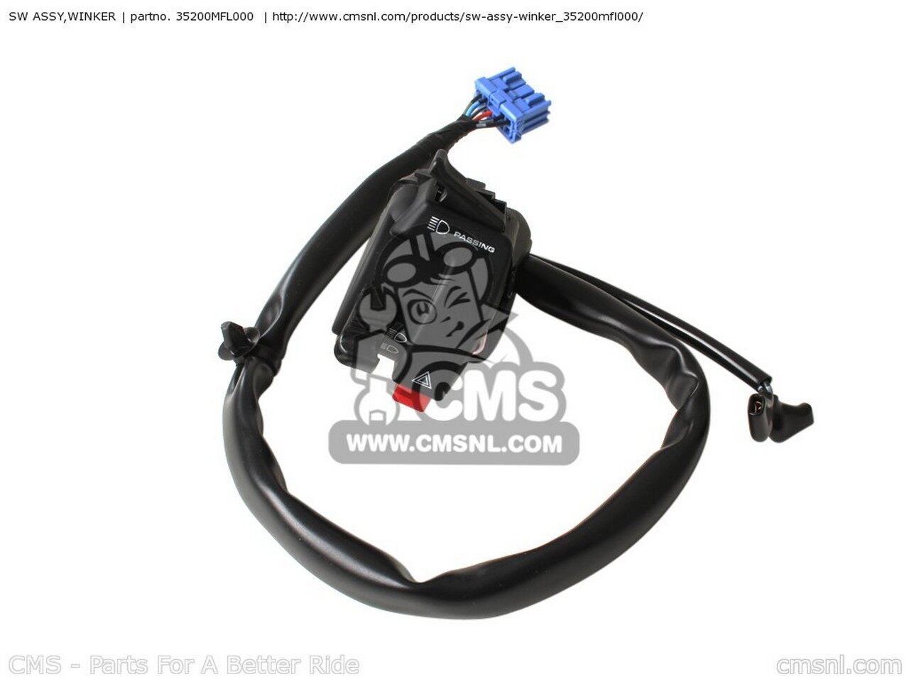 CMS シーエムエス (35200-MFL-010) SW ASSY,WINKER CBR1000RA 9 BRAZIL / ABS ENGLAND TYPE 3 MME FRANCE CMF 2 HRC MKH A AUSTRALIA 5 EUROPEAN DIRECT SALES 4 KOREA B REP EURO TYPE4 FIREBLADE TRI HONDA ホンダ ハンドルスイッチ・スイッチボックス ハンドル|ウェビック 店