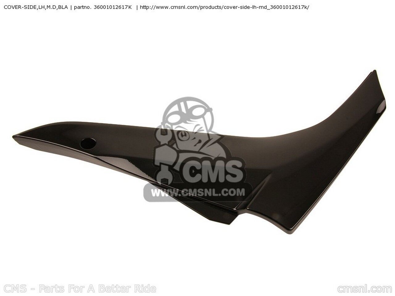 CMS シーエムエス COVER-SIDE，LH，M.D，BLA ZX1000E8F NINJA ZX10R USA ZX1000E9F ZX1000E9FA KAWASAKI カワサキ サイドカウル・サイドカバー カウル関連 外装