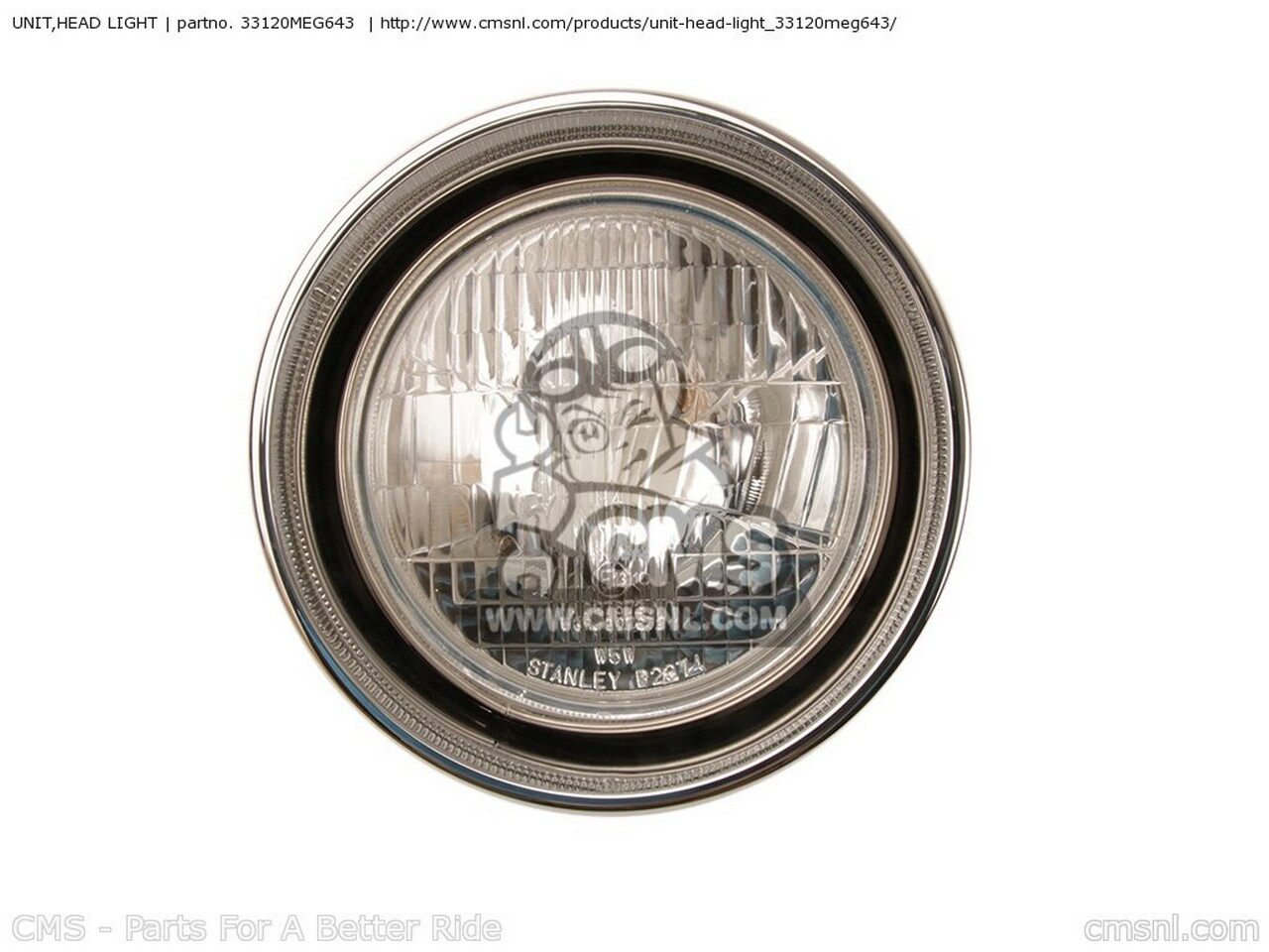 CMS シーエムエス UNIT，HEAD LIGHT VT750C SHADOW 2005 5 EUROPEAN DIRECT SALES 2006 6 KOREA 2007 7 FRANCE / CMF HONDA ホンダ ヘッドライト 灯火類 電装系