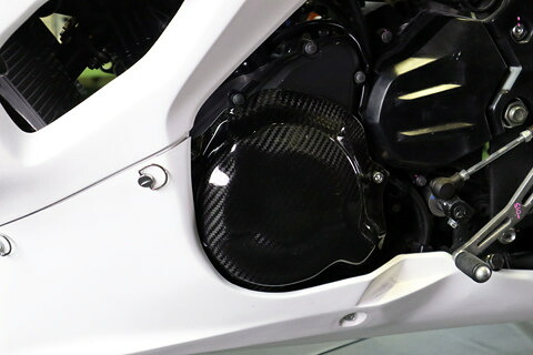 A-TECH エーテック ジェネレーターカバー ニンジャ250 ニンジャ400 KAWASAKI カワサキ オルタネーターカバー・ジェネレーターカバー エンジンパーツ エンジン タイプ：綾織ドライカーボン(DC) クリアー塗装済