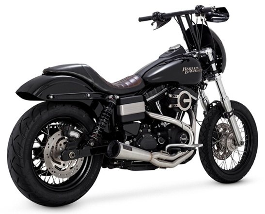 VANCE&HINES バンス&ハインズ Stainless 2-1 Upsweep PCX ステンレス2-1 アップスウィープ マフラー ダイナファミリー HARLEY-DAVIDSON ハーレーダビッドソン フルエキゾーストマフラー
