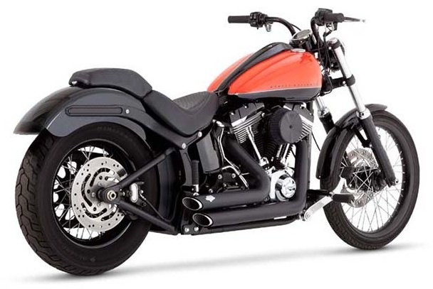 VANCE&HINES バンス&ハインズ ShortShots Staggered PCX ショートショットスタッガード マフラー ソフテイルファミリー HARLEY-DAVIDSON ハーレーダビッドソン フルエキゾーストマフラー｜ウェビック　店