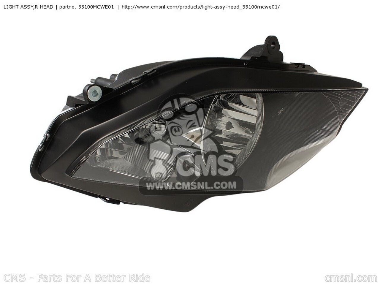 CMS シーエムエス LIGHT ASSY，R HEAD VFR800 6 ENGLAND EUROPEAN DIRECT SALES FRANCE / CMF IRELAND 8 9 ENGLAN DMK MME TWO TYPE 3 MK 2 4 VFR800A ABS 5 HONDA ホンダ ヘッドライト 灯火類 電装系