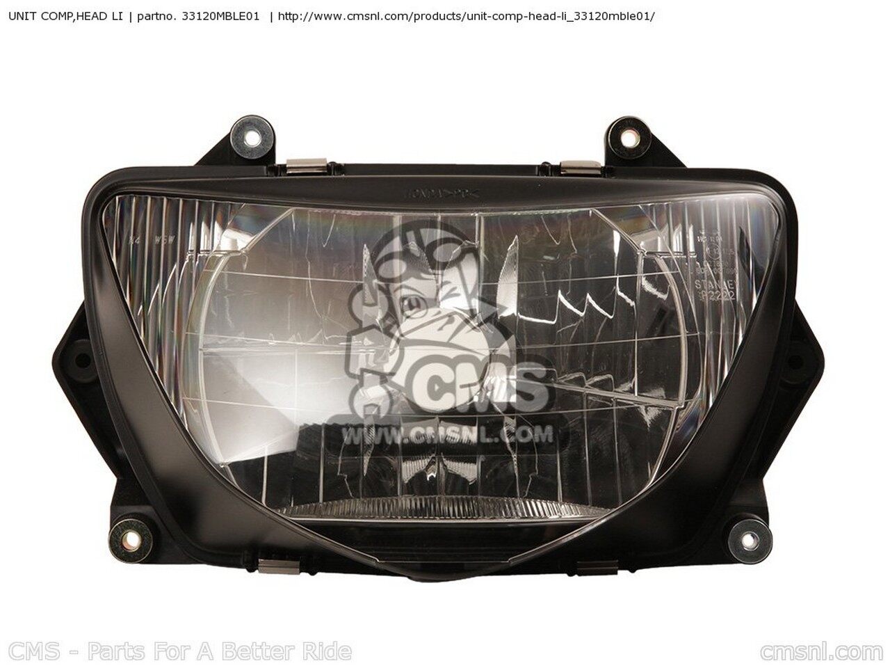 CMS シーエムエス UNIT COMP，HEAD LI NT650V DEAUVILLE 2002 2 ENGLAND 2003 3 2004 4 AUSTRALIA 2005 5 IRELAND HONDA ホンダ ヘッドライト 灯火類 電装系