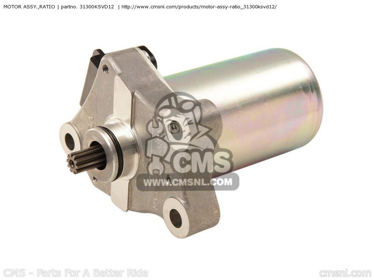 CMS シーエムエス MOTOR ASSY.,RATIO NSS250EX FORZA 7 EUROPEAN DIRECT SALES / ABS FRANCE CMF HONDA ホンダ スターターモーター 電装系|ウェビック 店