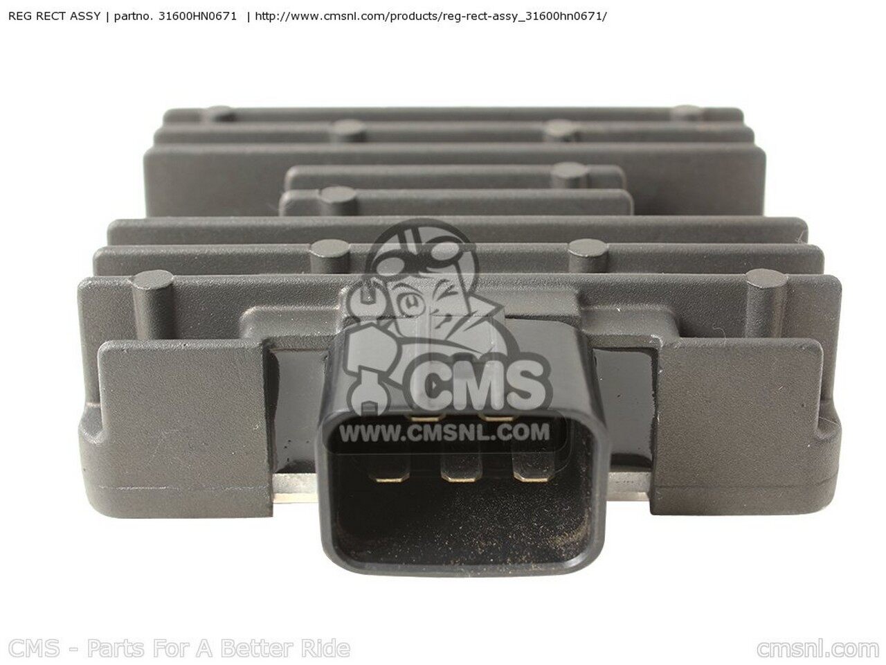 CMS シーエムエス REG RECT ASSY TRX450FE FOURTRAX 2002 2 AUSTRALIA USA EXCEPT CALIFORNIA 2003 3 CANADA 2004 4 TRX450FM HONDA ホンダ レギュレーター・レクチファイヤ 電装系｜ウェビック　店